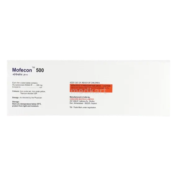 mofecon 500 tablet 10's